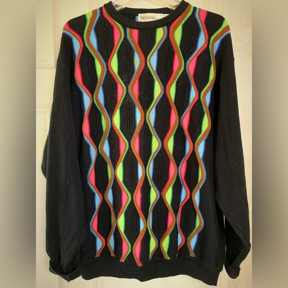Vintage St. Croix Multicolored men’s sweater